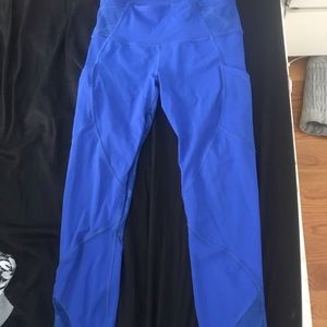 Lulu Lemon (stretchy) Blue Leggings